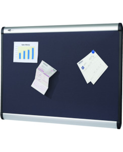 Quartet Prestige Plus Magnetic Fabric Bulletin Board, 1200X900mm, Aluminum Finis&hellip;