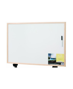 PINE FRAME QUARTET MELAMINE WHITEBOARD 900X600MM - Stationery-Furniture : Onehun&hellip;