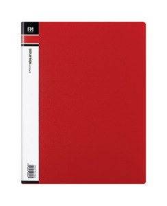 Display Book Fm Book A4 Red 60 Pockets - Stationery-Filing : Onehunga Books &amp&hellip;