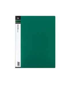 Display Book Fm Book A4 20 Pocket Green - Stationery-Filing : Onehunga Books &am&hellip;