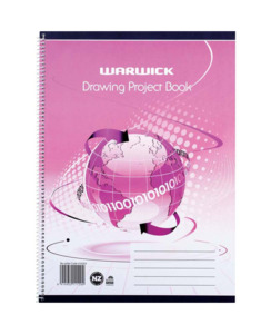 PROJECT BOOK WARWICK SPIRAL RED 30LF NO.26 - School Stationery-Speciality Exerci&hellip;