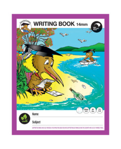 School Stationery Packs: MY WRITING BOOK 1 CLEVER KIWI - School Stationery-Speciality Exercise Books : Onehunga Books & Stationery - CLEVER KIWI EXERCISE BOOKS CORE SMALL BTS2026