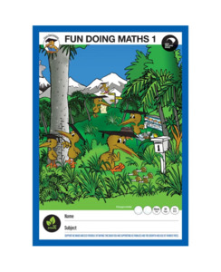School Stationery Packs: FUN DOING MATHS BOOK 1 CLEVER KIWI - School Stationery-Speciality Exercise Books : Onehunga Books & Stationery - CLEVER KIWI EXERCISE BOOKS CORE SMALL BTS2026