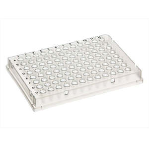 Plasticware: 96-Well PCR Plate, Full-Skirt, 0.1mL, Clear
