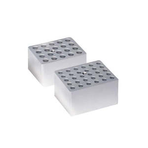 Dri-Block® Aluminum Insert, 20 x 12 mm Vial, Shallow, Flat Bottom (24mm deep fl&hellip;