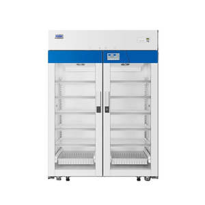 Freezers Refrigerators: Haier HYC-1099 Advanced Pharmacy Refrigerator 2-8°C, Upright with LED Display, Double Glass Door, Capacity 1099L