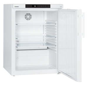 Freezers Refrigerators: LKUexv 1610 MediLine Sparkfree Underbench Laboratory Refrigerator with Comfort electronic controller and solid door, 141L