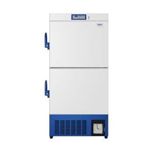 Freezers Refrigerators: Haier DW-30L508 Biomedical Freezer, Upright with Double Doors, -30°C, Capacity 490L with 10 Drawers.