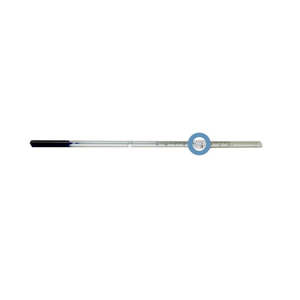 Thermometer -5/+110°C,  0.5 degree divisions, length 295mm, 57mm immersion, Blue Spirit