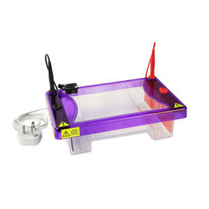 Electrophoresis: Multi Sub Choice, 15 x 15cm UV Tray, 2 x 20 sample, 1mm thick combs, casting dams, loading guides