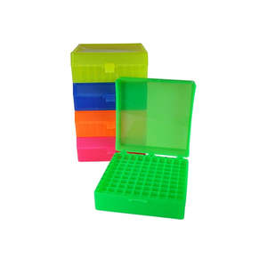 Rack Freezer 100 Place Hinge Lid, Fluorescent Blue