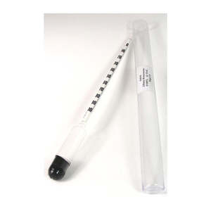 G H Zeal: Brineometer, Hydrometer, 230mm  0/100%