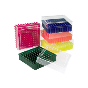 Flipper Racks: ON PROMOTION - Rack Storage Cryofreeze For 1.0/1.8ml Tubes, 100-Place, Polycarbonate, Assorted