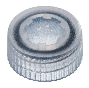Flipper Racks: ON PROMOTION - Screw Cap Standard With O-Ring, Clear
