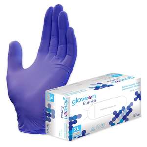GloveOn® Eureka Nitrile Exam Gloves, Standard Cuff NS, Extra Large