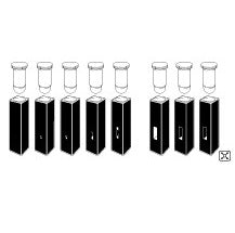 Glassware 1: Sub Micro Cell, low head space, liquid-tight stopper