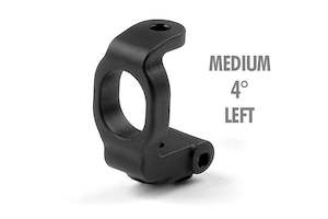XRAY: COMPOSITE C-HUB LEFT - 4° DEG. - MEDIUM (ECS)
