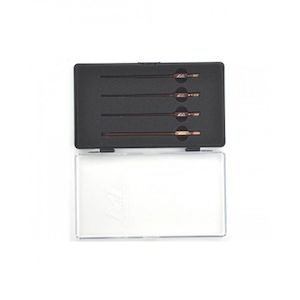 Tools: Arrowmax: Power Tool Tip Set - 4pc with Plastic Case 1/16", 5/65", 3/32" & 4mm Phillips