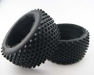 Tit Racing: TIT Racing: 5B Improved Dirt Buster (longer pin) Rear Tyres (Pair)