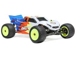 Rtr Cars: Losi: 1/18 Mini-T 2.0 2WD Stadium Truck RTR, Blue/White