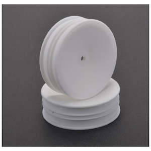 SCHUMACHER: WHEEL; HEX - SLIM - 2WD - WHITE