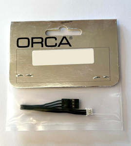 Team Orca: ORCA: BEC Cable 105mm Long With White Plug. TOTEM 2S / 1S, OE1 MK2 2S / 1S, OE1.2