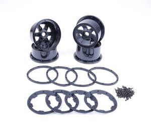 Wheels Tyres 1 5 Offroad: Rovan Sports: Baja 5B Gen.2 Desperado Style Wheels Complete Set