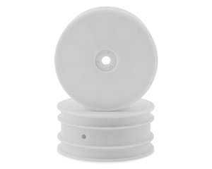 KYOSHO: w5201wb 12mm Hex 2.2" 4WD Front Wheels (zx5,6,7) (2) (White)