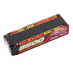 Lipo Batteries: GENS ACE Redline 2.0 8500mAh 2S 7.6V 140C HardCase HV Lipo Battery