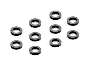 Hardware: XRAY ALU SHIM 3x5x1.0MM - BLACK (10)