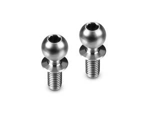 Hardware: HUDY TITANIUM BALL STUD D=5.4 / L=10 / S=4.5 / 2MM HEX (2)