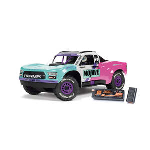 Cars: ARRMA MOJAVE GROM 223S BLX Brushless 4X4 Small Scale Desert Truck RTR with Battery & Charger - Teal