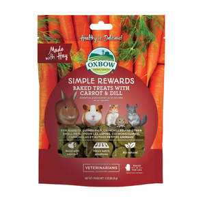 Oxbow - Simple Rewards Baked Treats with Carrot and Dill