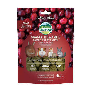 Oxbow - Simple Rewards Baked Treats with Cranberry