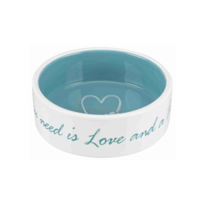 Pet's Home Ceramic Bowl 12cm - Teal