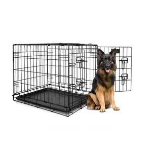 YOURS DROOLLY Crate Double Door 48 Inches