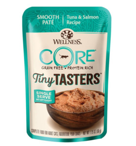 Rats And Mice: Wellness Core Tiny Tasters Tuna and Salmon Pate for cats 50g x12