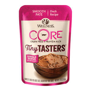 Rats And Mice: Wellness Core tiny Tasters duck Pate for Cats 50g x12
