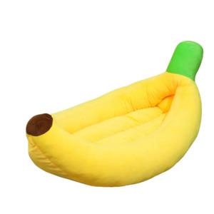 Rabbit Accesories Travel: Yellow banana boat Bed