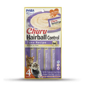 Inaba Cat Churu Hairball Control Tuna Recipe (14g x4)