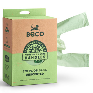 Dog Clean Up: Beco Poop Bags with Handle - 270pk