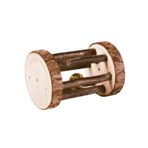 International Bird Day Toys: Natural Living playing roll with bell