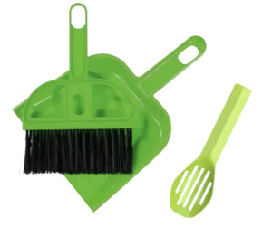 Rabbit Cleanup Litterpellets: Brush and pan set assorted