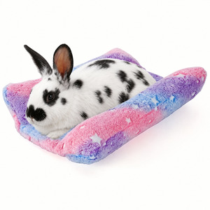 Rabbit Hug Bed Pink Stars