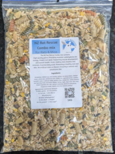 Rats Mice Pellets Treats: NZRR Combo Mix 1kg for rats & mice