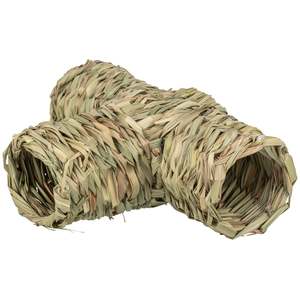 Chinchilla: Trixie 3-Way Grass Tunnel 25x9x18cm