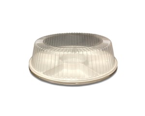 Round Compartment Tray with Lid
