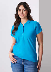 Womens Crew Short Sleeve Polo P400LS