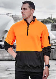 Unisex Hi Vis 1/2 Zip Pullover ZT476
