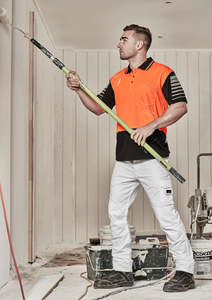 Polos: Mens Hi Vis Zone Short Sleeve Polo ZH236